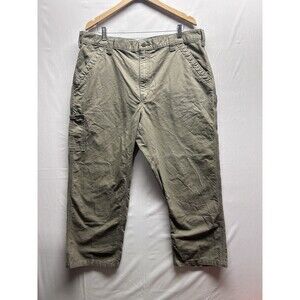 Carhartt Men’s 40x30 Light Brown Dungaree Fit Work Pants Straight Leg